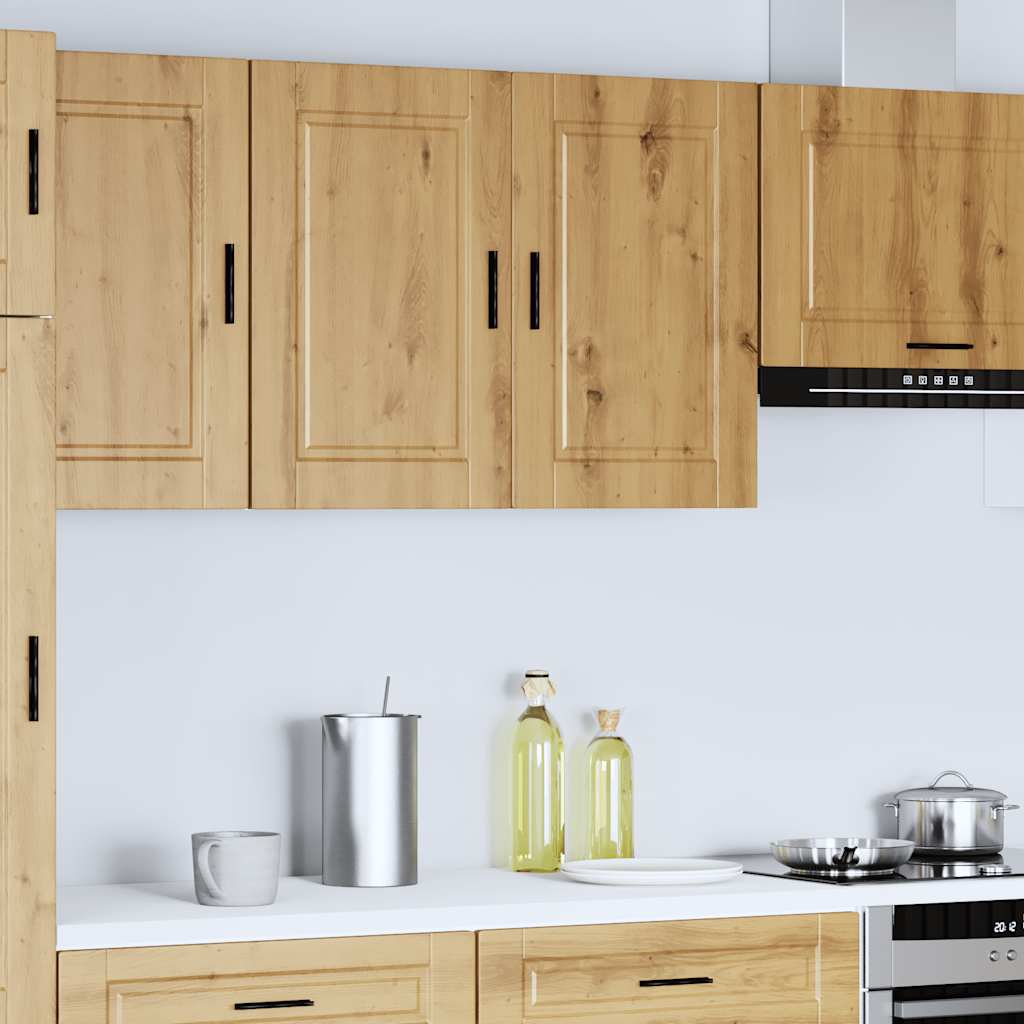 Keukenbovenkast Porto bewerkt hout artisanaal eikenkleur is nu te koop bij PeponiXL, paradijselijk wonen!