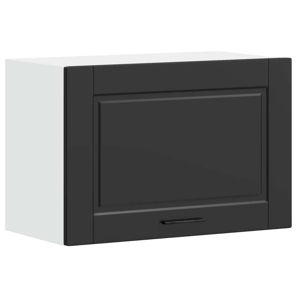 Keukenbovenkast Porto bewerkt hout zwart is nu te koop bij PeponiXL, paradijselijk wonen!