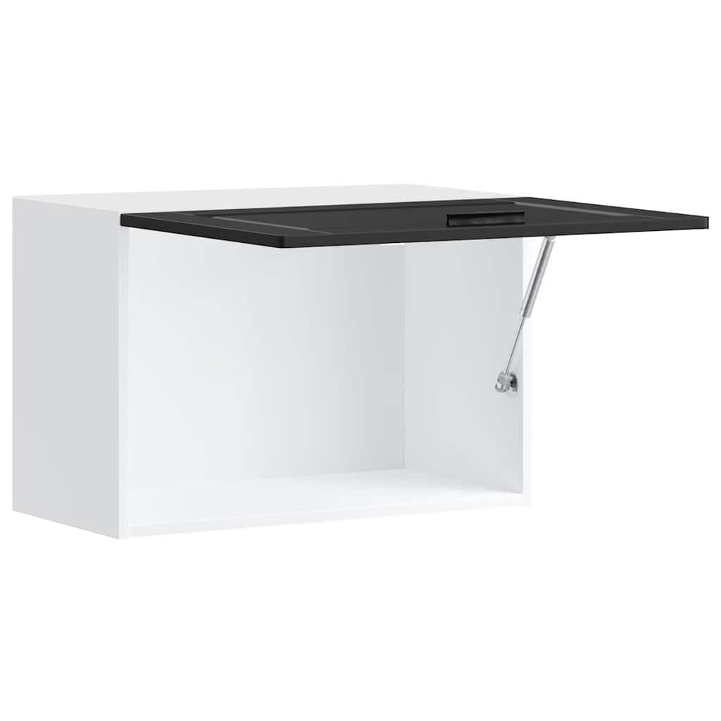 Keukenbovenkast Porto bewerkt hout zwart is nu te koop bij PeponiXL, paradijselijk wonen!