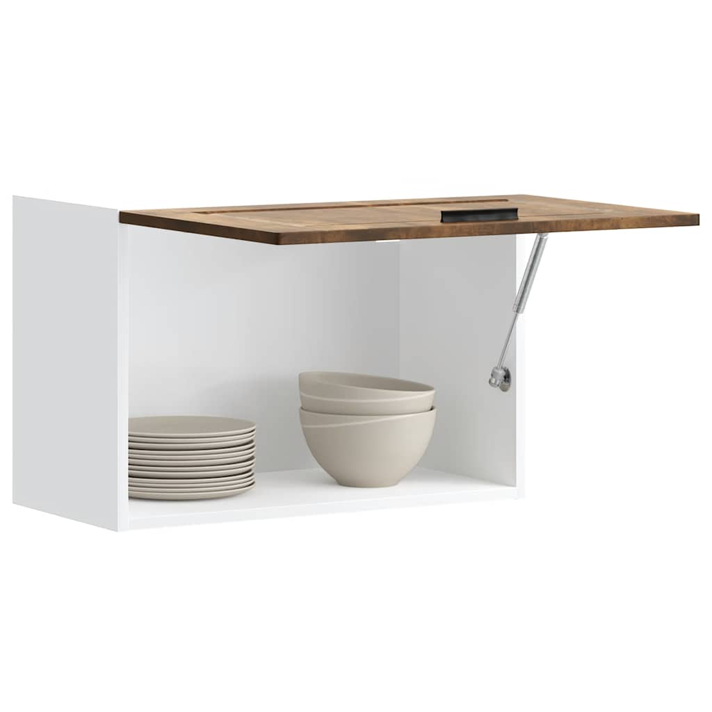 Keukenbovenkast Porto bewerkt hout gerookt eikenkleurig is nu te koop bij PeponiXL, paradijselijk wonen!