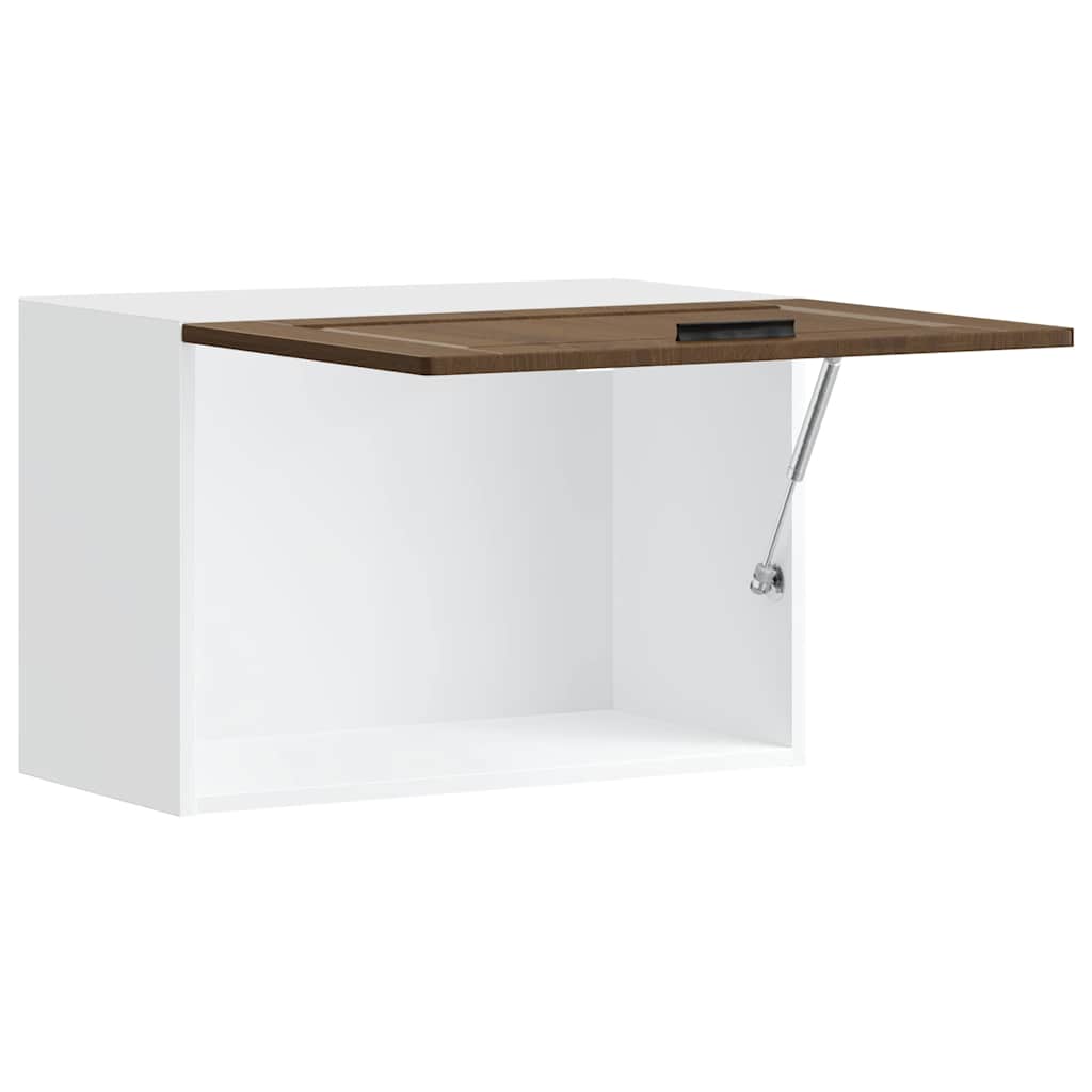 Keukenbovenkast Porto bewerkt hout bruin eikenkleur is nu te koop bij PeponiXL, paradijselijk wonen!