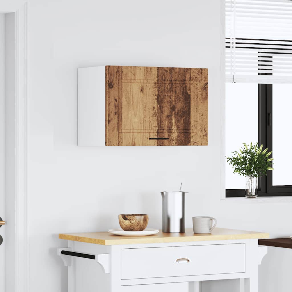 Keukenbovenkast Porto bewerkt hout oud houtkleurig is nu te koop bij PeponiXL, paradijselijk wonen!