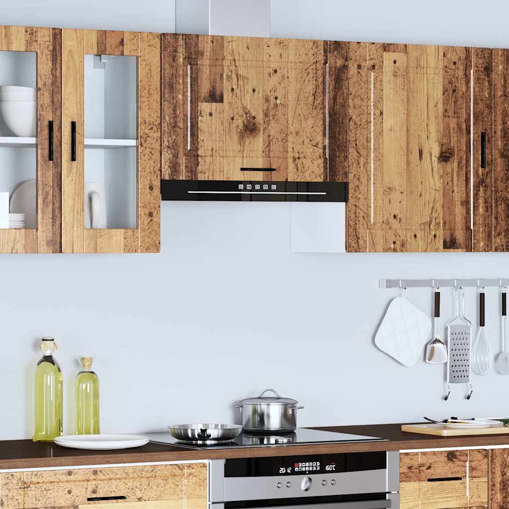 Keukenbovenkast Porto bewerkt hout oud houtkleurig is nu te koop bij PeponiXL, paradijselijk wonen!