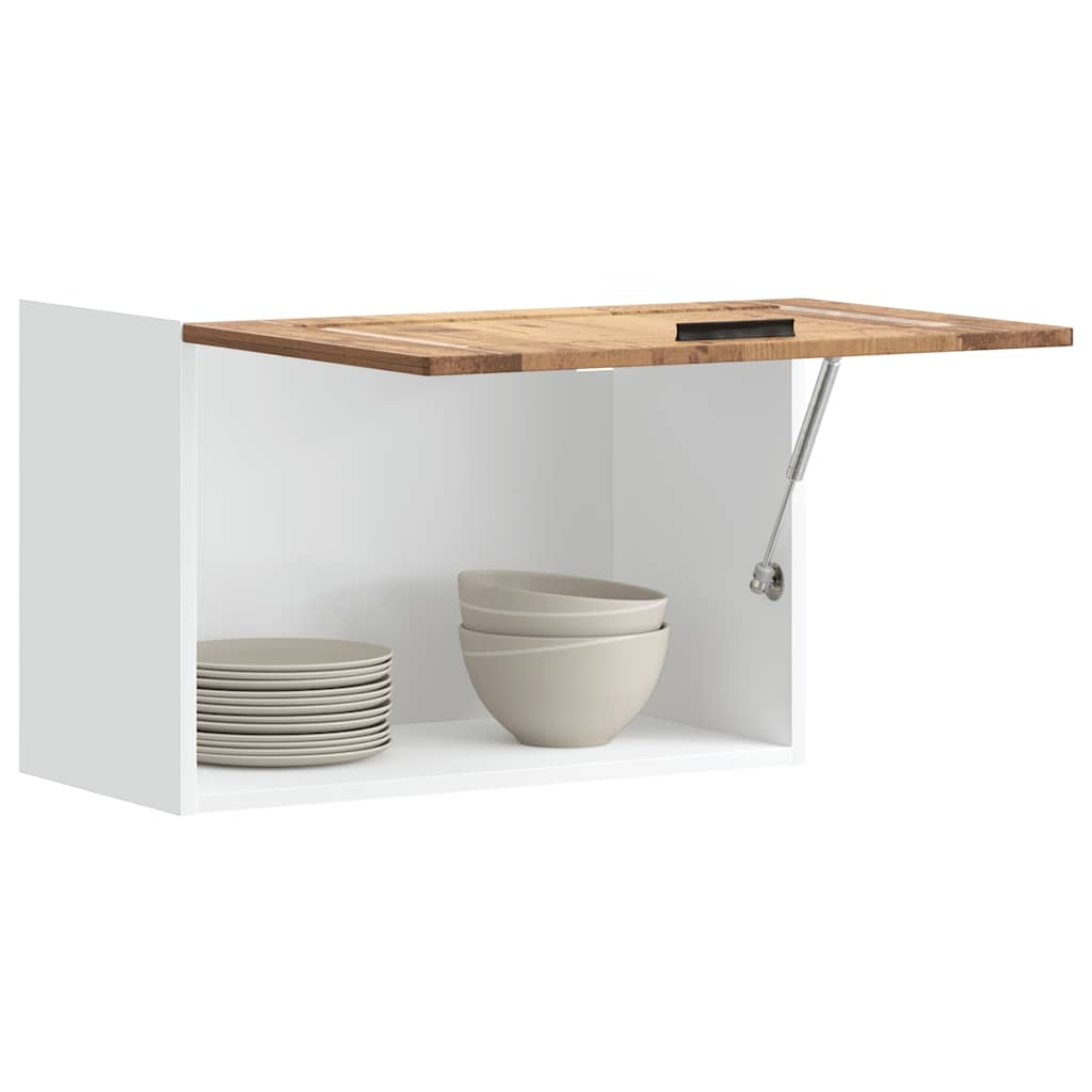 Keukenbovenkast Porto bewerkt hout oud houtkleurig is nu te koop bij PeponiXL, paradijselijk wonen!