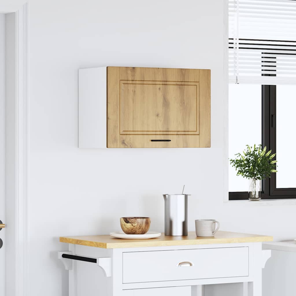 Keukenbovenkast Porto bewerkt hout artisanaal eikenkleur is nu te koop bij PeponiXL, paradijselijk wonen!