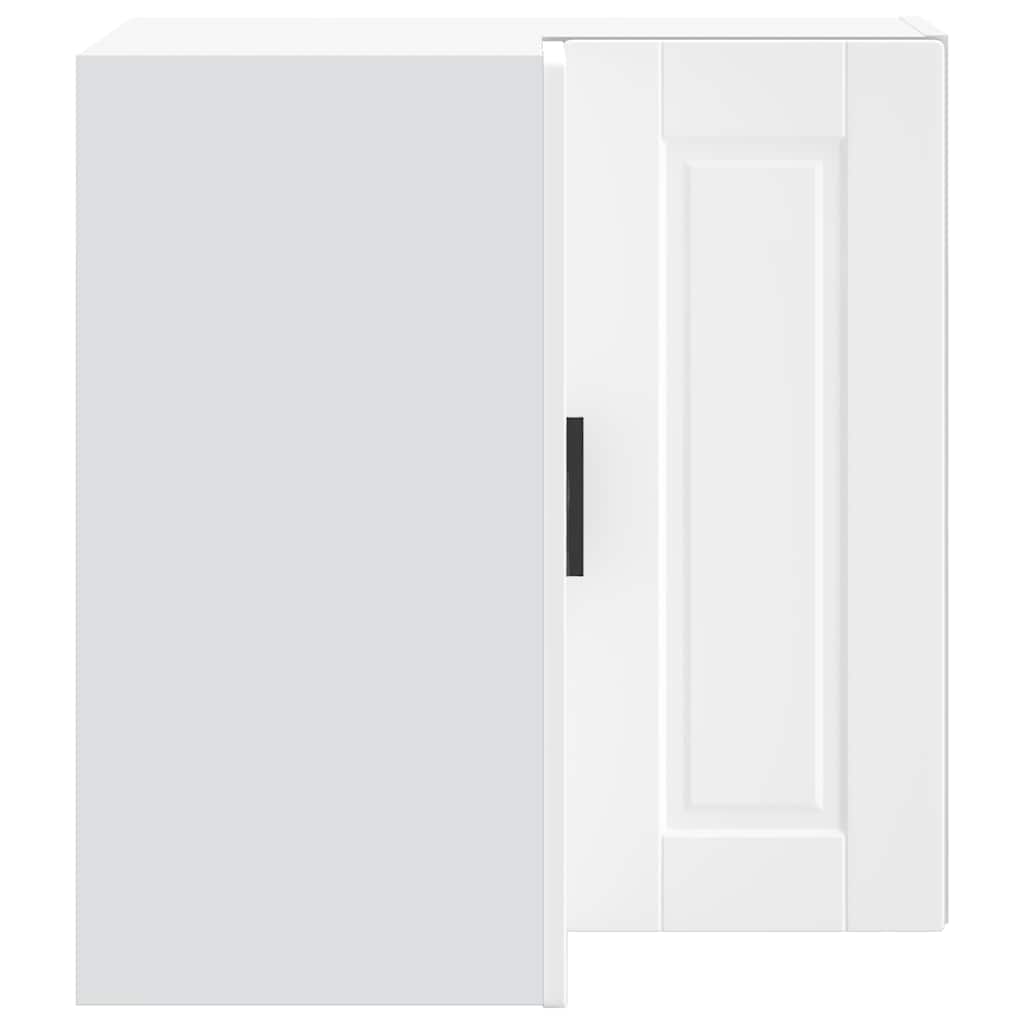 Keukenwandhoekkast Porto bewerkt hout wit is nu te koop bij PeponiXL, paradijselijk wonen!