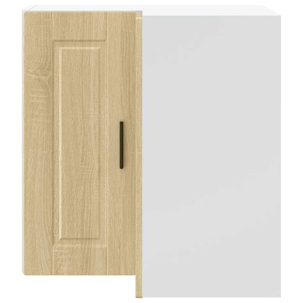 Keuken hoekkast "Porto" bewerkt hout sonoma eikenkleurig is nu te koop bij PeponiXL, paradijselijk wonen!