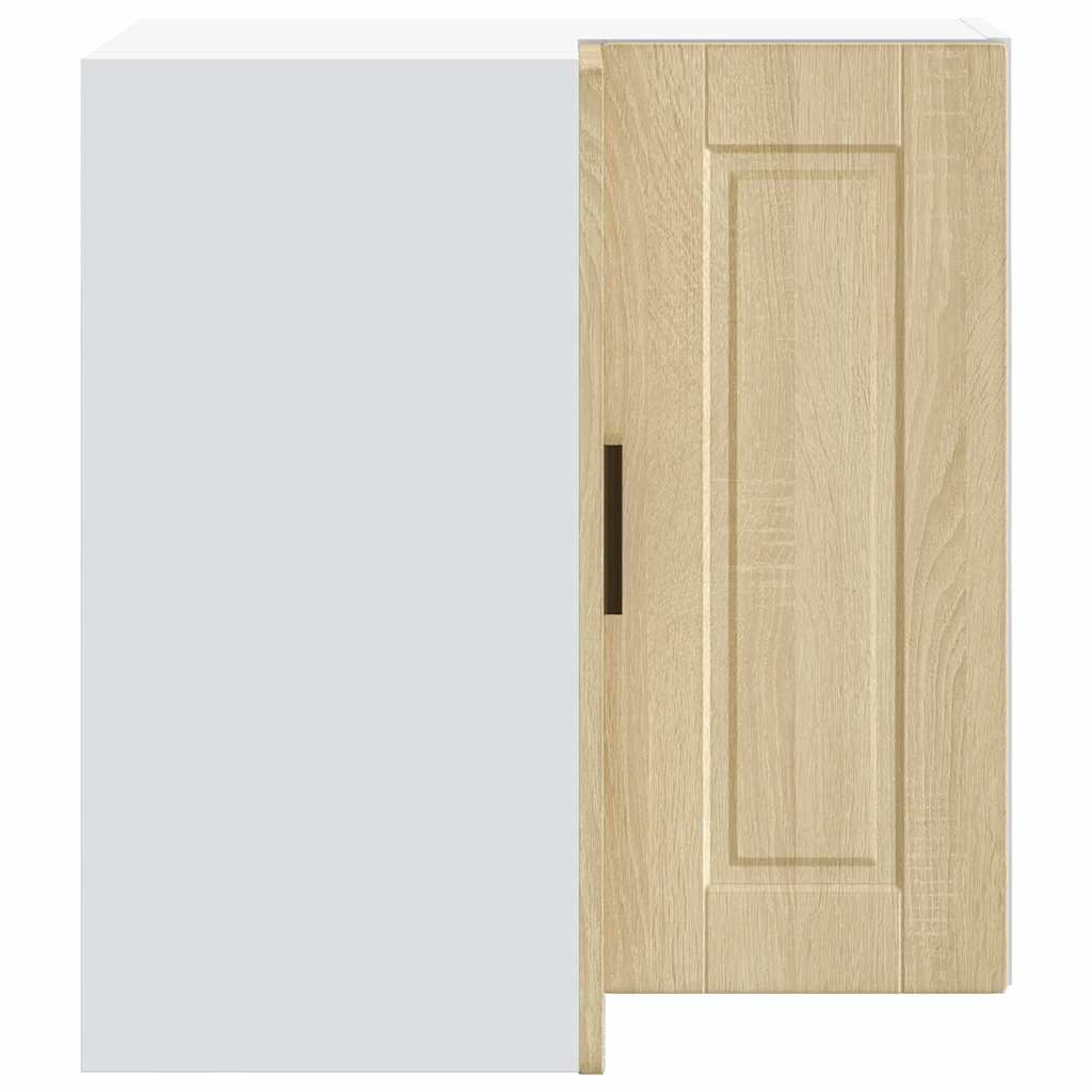 Keuken hoekkast "Porto" bewerkt hout sonoma eikenkleurig is nu te koop bij PeponiXL, paradijselijk wonen!