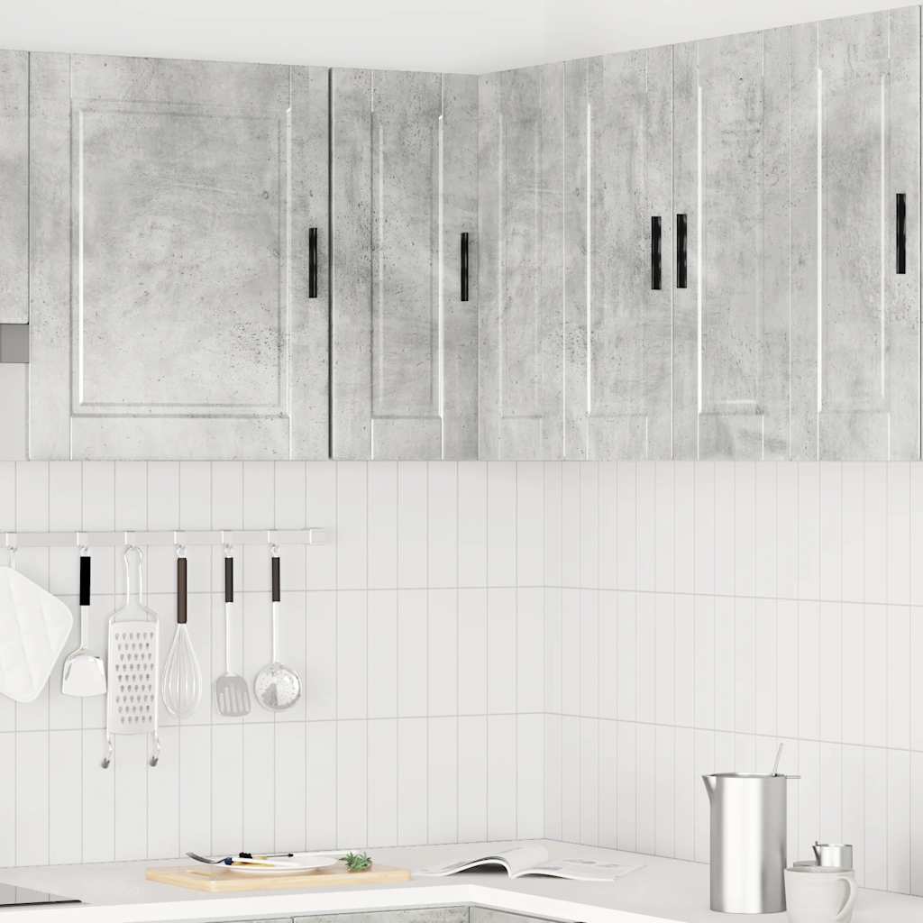 Keuken hoekkast "Porto" bewerkt hout betongrijs is nu te koop bij PeponiXL, paradijselijk wonen!