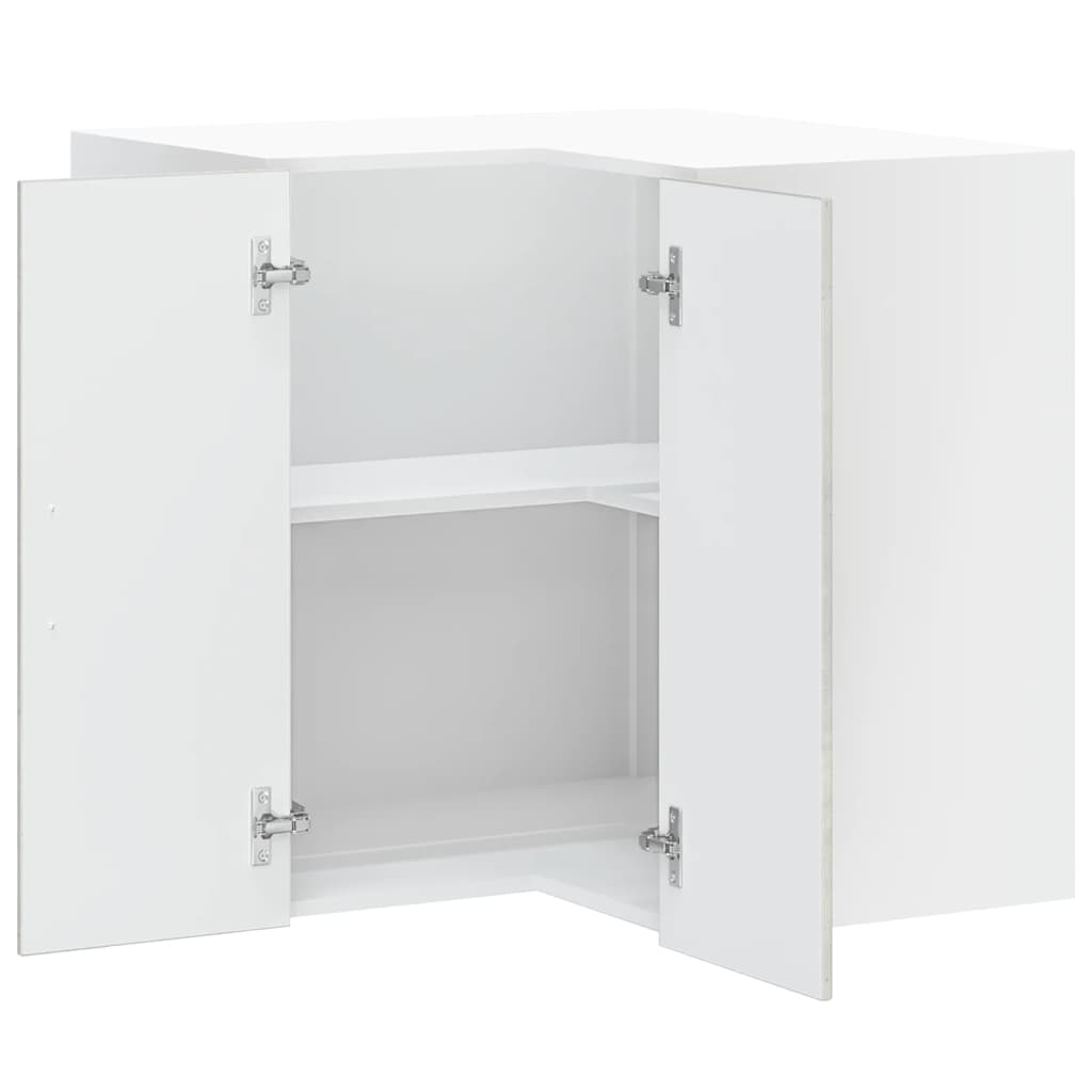 Keuken hoekkast "Porto" bewerkt hout betongrijs is nu te koop bij PeponiXL, paradijselijk wonen!