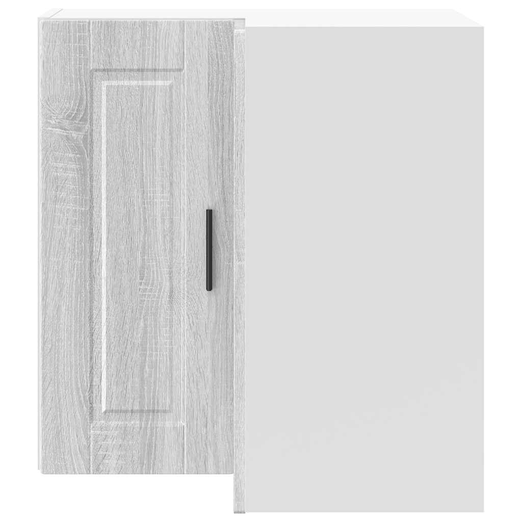 Keuken hoekkast "Porto" bewerkt hout grijs sonoma eiken is nu te koop bij PeponiXL, paradijselijk wonen!