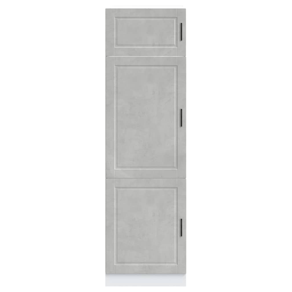 Keukenkast Porto bewerkt hout betongrijs is nu te koop bij PeponiXL, paradijselijk wonen!