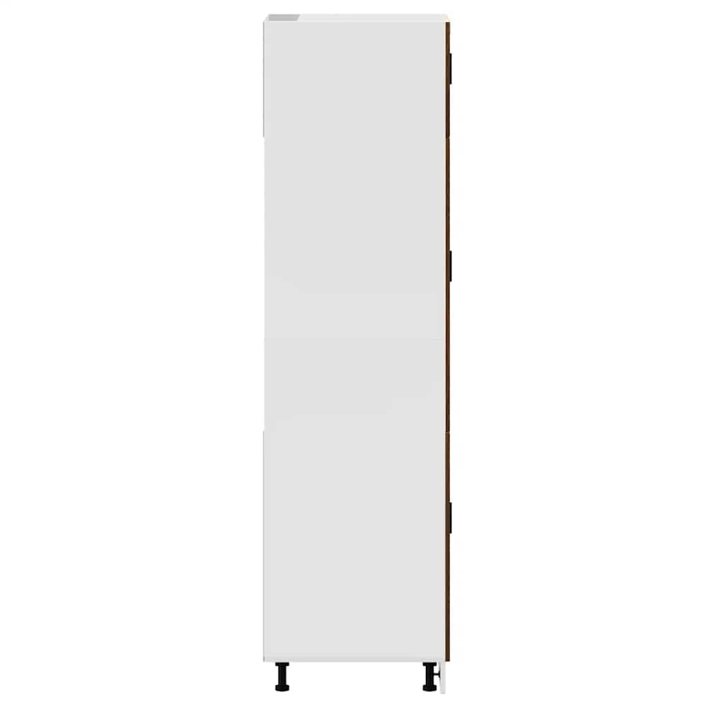 Keukenkast Porto bewerkt hout bruin eikenkleur is nu te koop bij PeponiXL, paradijselijk wonen!