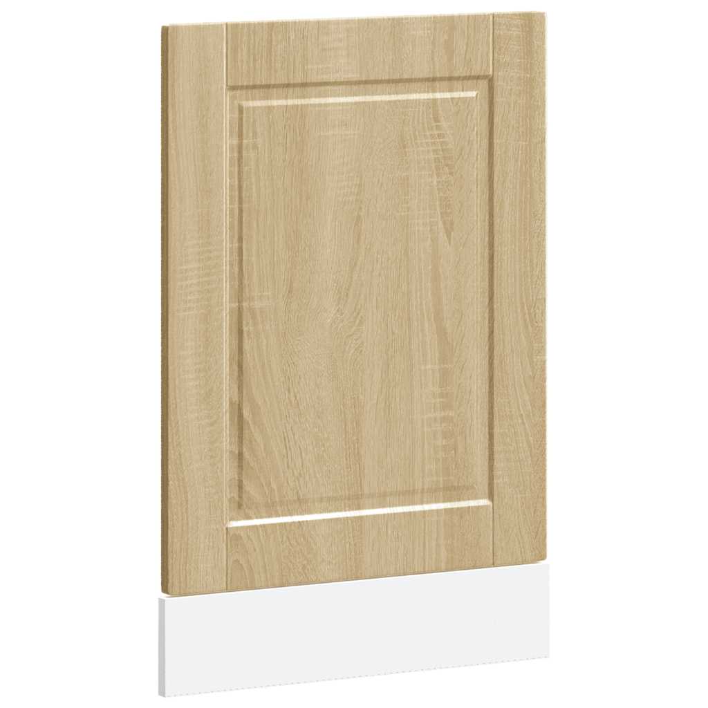 Vaatwaspaneel Porto 45x1,5x57 cm bewerkt hout sonoma eikenkleur is nu te koop bij PeponiXL, paradijselijk wonen!