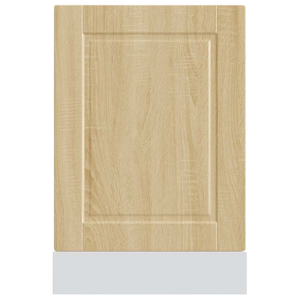 Vaatwaspaneel Porto 45x1,5x57 cm bewerkt hout sonoma eikenkleur is nu te koop bij PeponiXL, paradijselijk wonen!