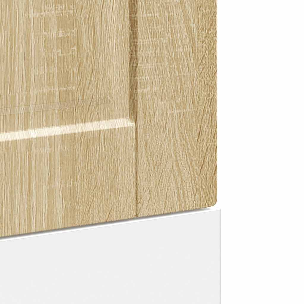Vaatwaspaneel Porto 45x1,5x57 cm bewerkt hout sonoma eikenkleur is nu te koop bij PeponiXL, paradijselijk wonen!