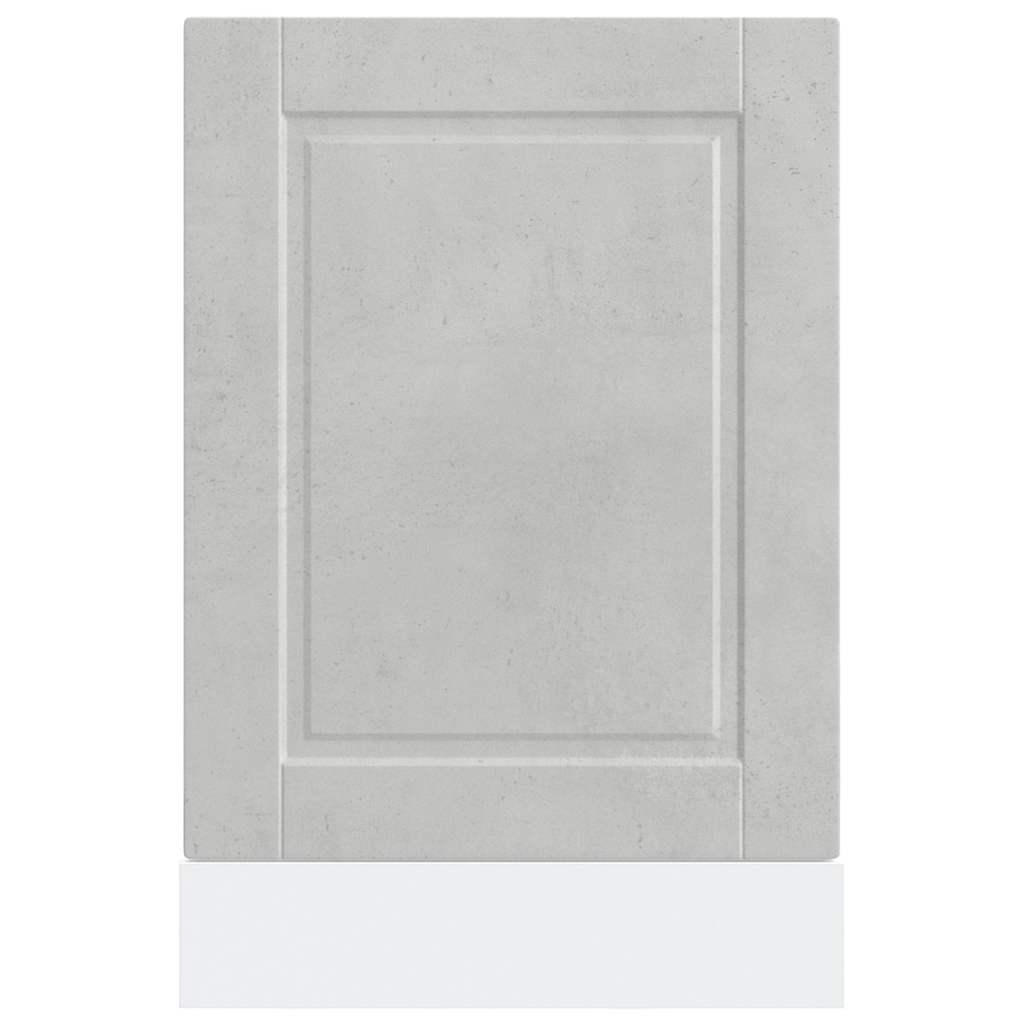 Vaatwaspaneel Porto 45x1,5x57 cm bewerkt hout betongrijs is nu te koop bij PeponiXL, paradijselijk wonen!