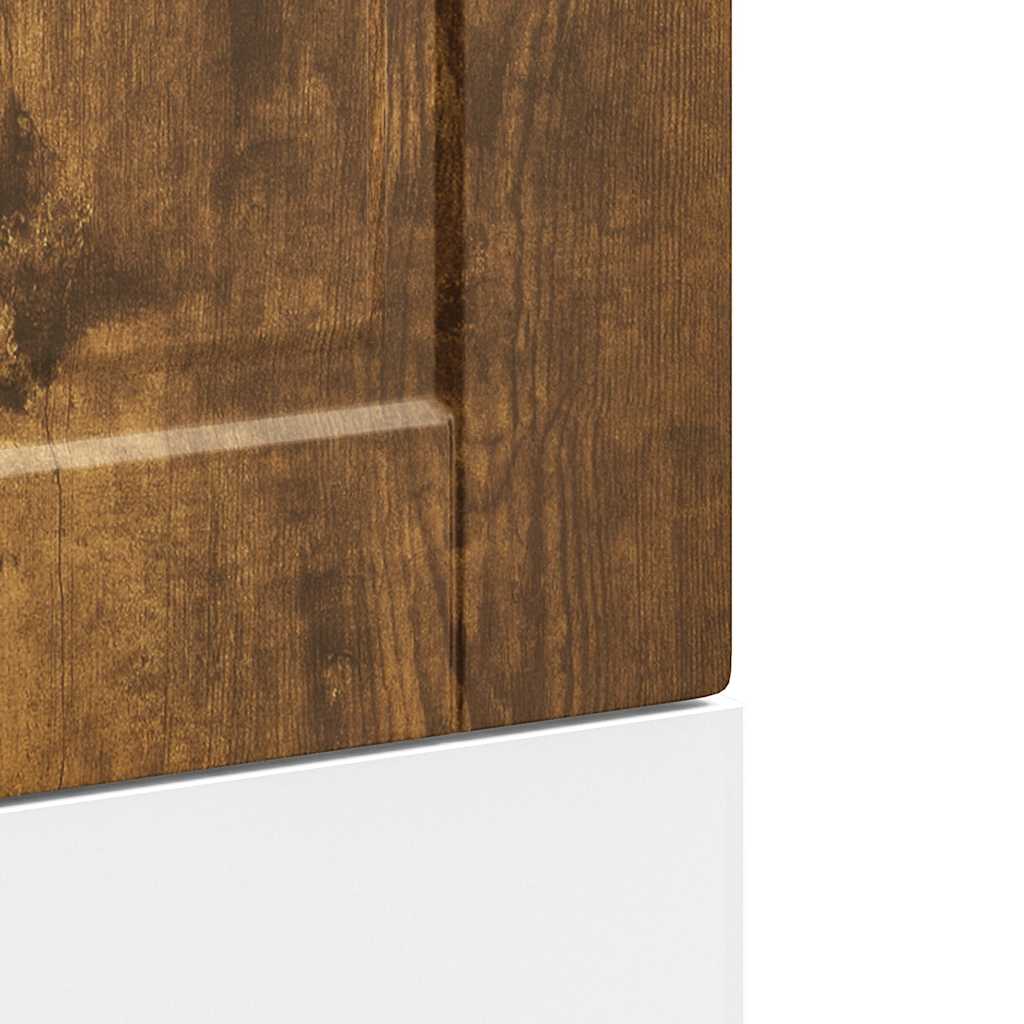 Vaatwaspaneel Porto 45x1,5x57 cm bewerkt hout gerookt eiken is nu te koop bij PeponiXL, paradijselijk wonen!