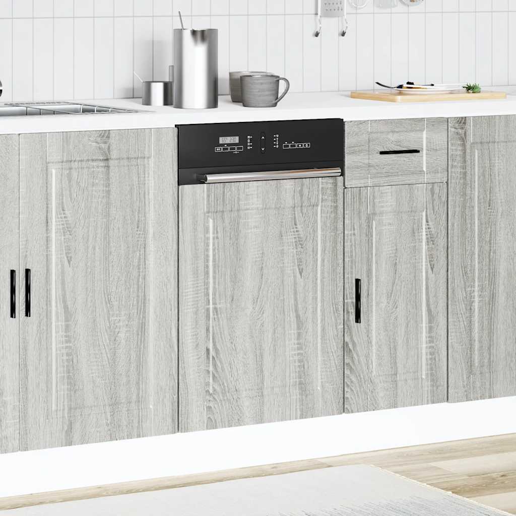 Vaatwaspaneel Porto 45x1,5x57cm bewerkt hout grijs sonoma eiken is nu te koop bij PeponiXL, paradijselijk wonen!
