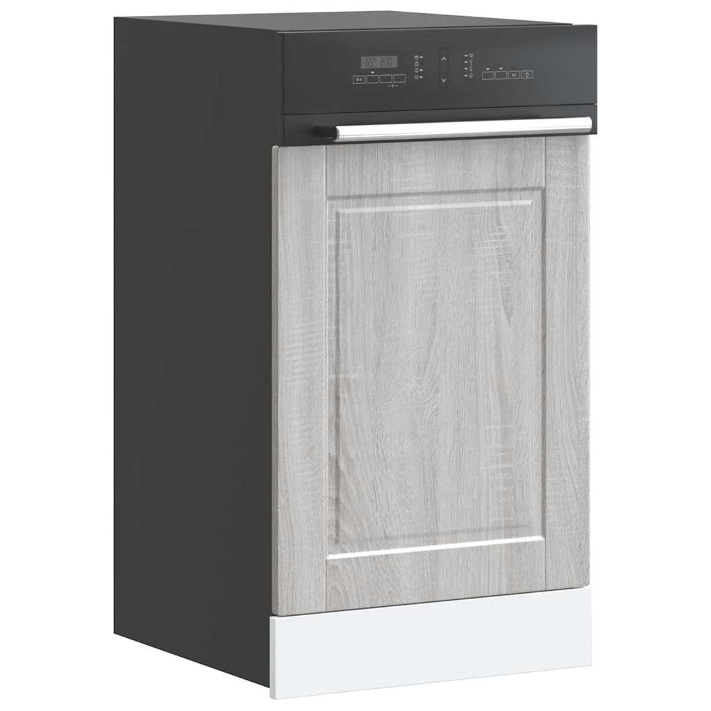 Vaatwaspaneel Porto 45x1,5x57cm bewerkt hout grijs sonoma eiken is nu te koop bij PeponiXL, paradijselijk wonen!