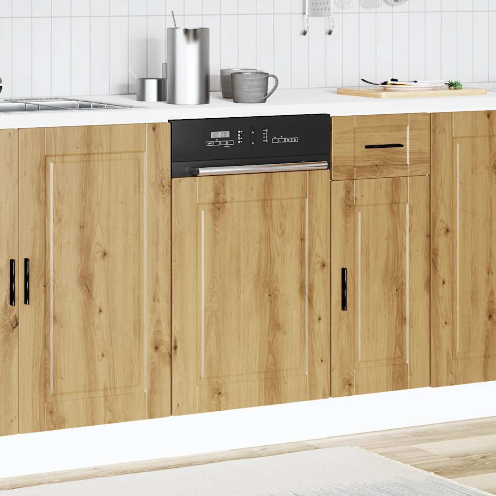 Vaatwaspaneel Porto 45x1,5x57 cm bewerkt hout artisanaal eiken is nu te koop bij PeponiXL, paradijselijk wonen!