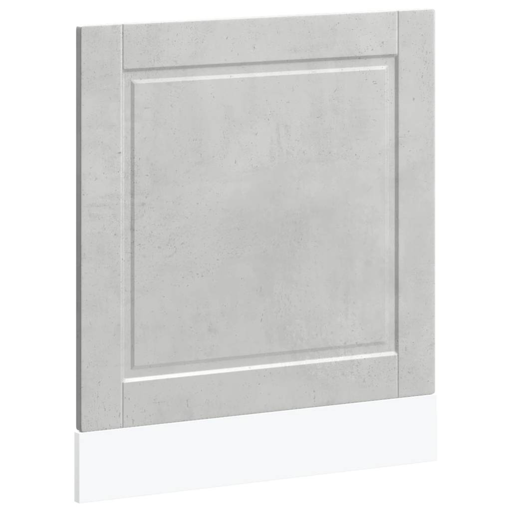 Vaatwaspaneel Porto 60x1,5x57 cm bewerkt hout betongrijs is nu te koop bij PeponiXL, paradijselijk wonen!