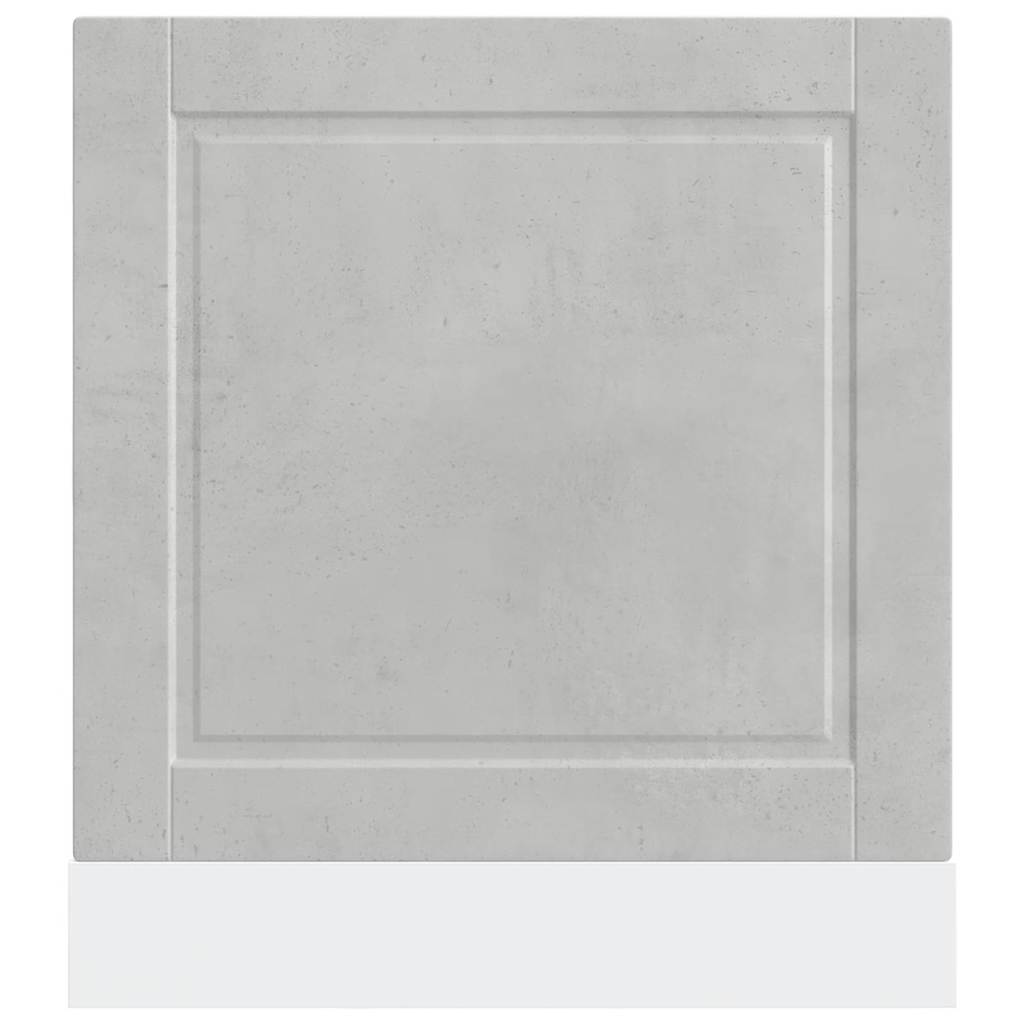 Vaatwaspaneel Porto 60x1,5x57 cm bewerkt hout betongrijs is nu te koop bij PeponiXL, paradijselijk wonen!