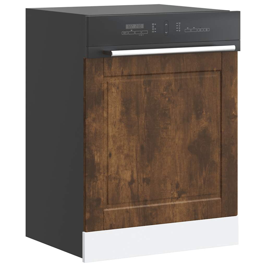 Vaatwaspaneel Porto 60x1,5x57 cm bewerkt hout gerookt eiken is nu te koop bij PeponiXL, paradijselijk wonen!