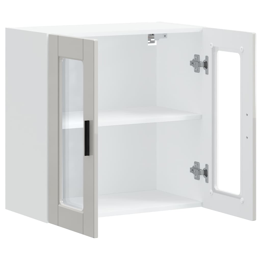 Keukenbovenkast met glazen deur Porto hoogglans wit is nu te koop bij PeponiXL, paradijselijk wonen!