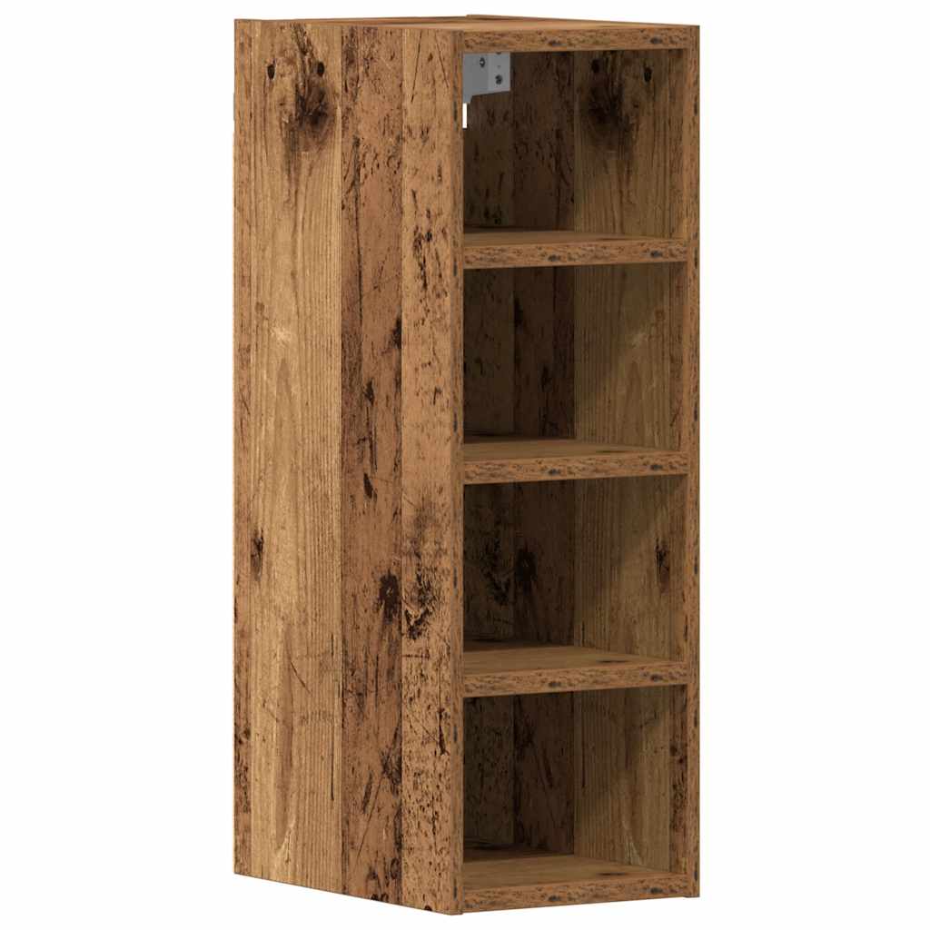 Bovenkast Riga 20x29,5x60 cm bewerkt hout oud houtkleurig is nu te koop bij PeponiXL, paradijselijk wonen!