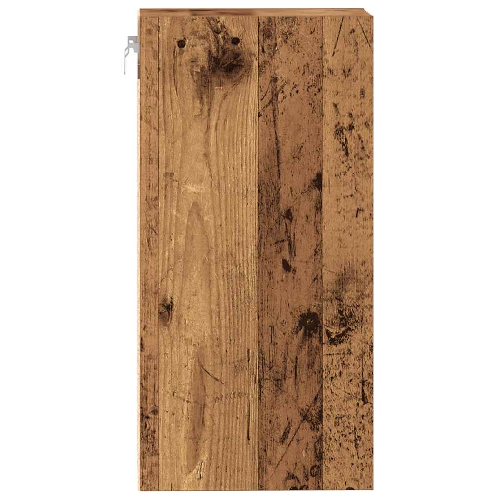 Bovenkast Riga 20x29,5x60 cm bewerkt hout oud houtkleurig is nu te koop bij PeponiXL, paradijselijk wonen!