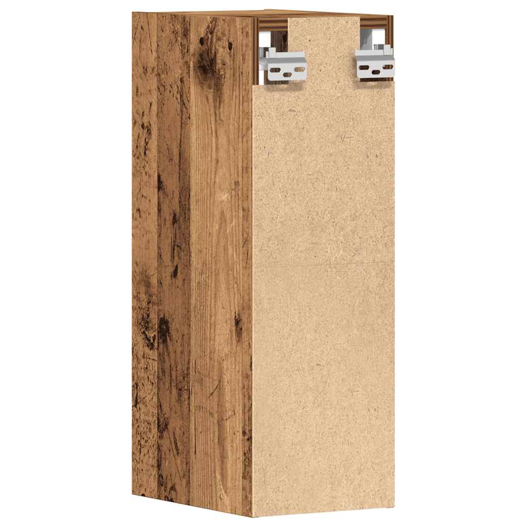 Bovenkast Riga 20x29,5x60 cm bewerkt hout oud houtkleurig is nu te koop bij PeponiXL, paradijselijk wonen!