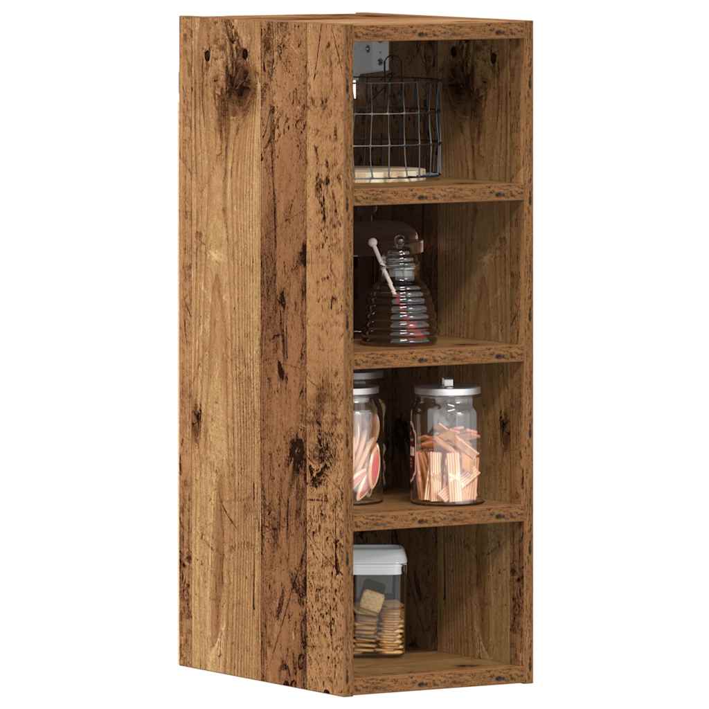 Bovenkast Riga 20x29,5x60 cm bewerkt hout oud houtkleurig is nu te koop bij PeponiXL, paradijselijk wonen!