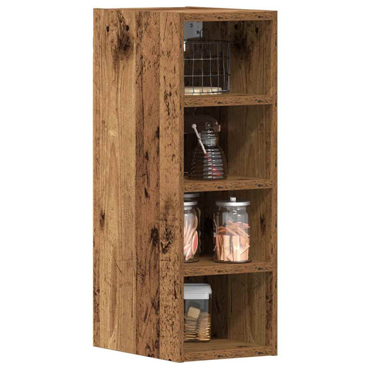 Bovenkast Riga 20x29,5x60 cm bewerkt hout oud houtkleurig is nu te koop bij PeponiXL, paradijselijk wonen!