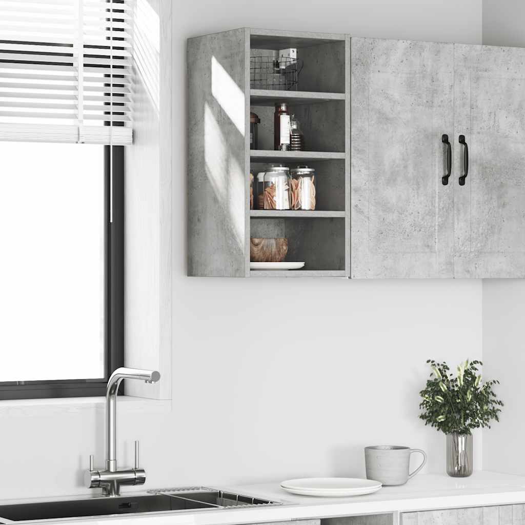 Bovenkast Riga 30x29,5x60 cm bewerkt hout betongrijs is nu te koop bij PeponiXL, paradijselijk wonen!