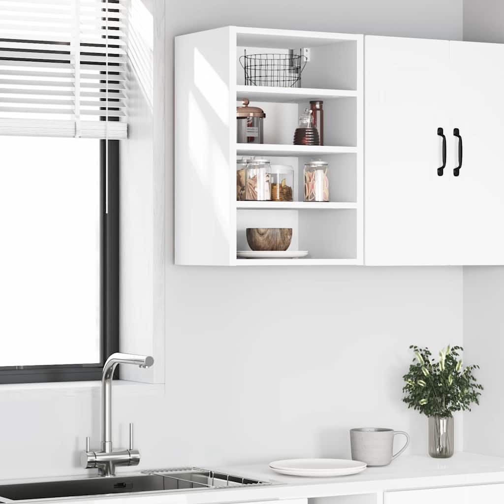 Bovenkast Riga 40x29,5x60 cm bewerkt hout wit is nu te koop bij PeponiXL, paradijselijk wonen!