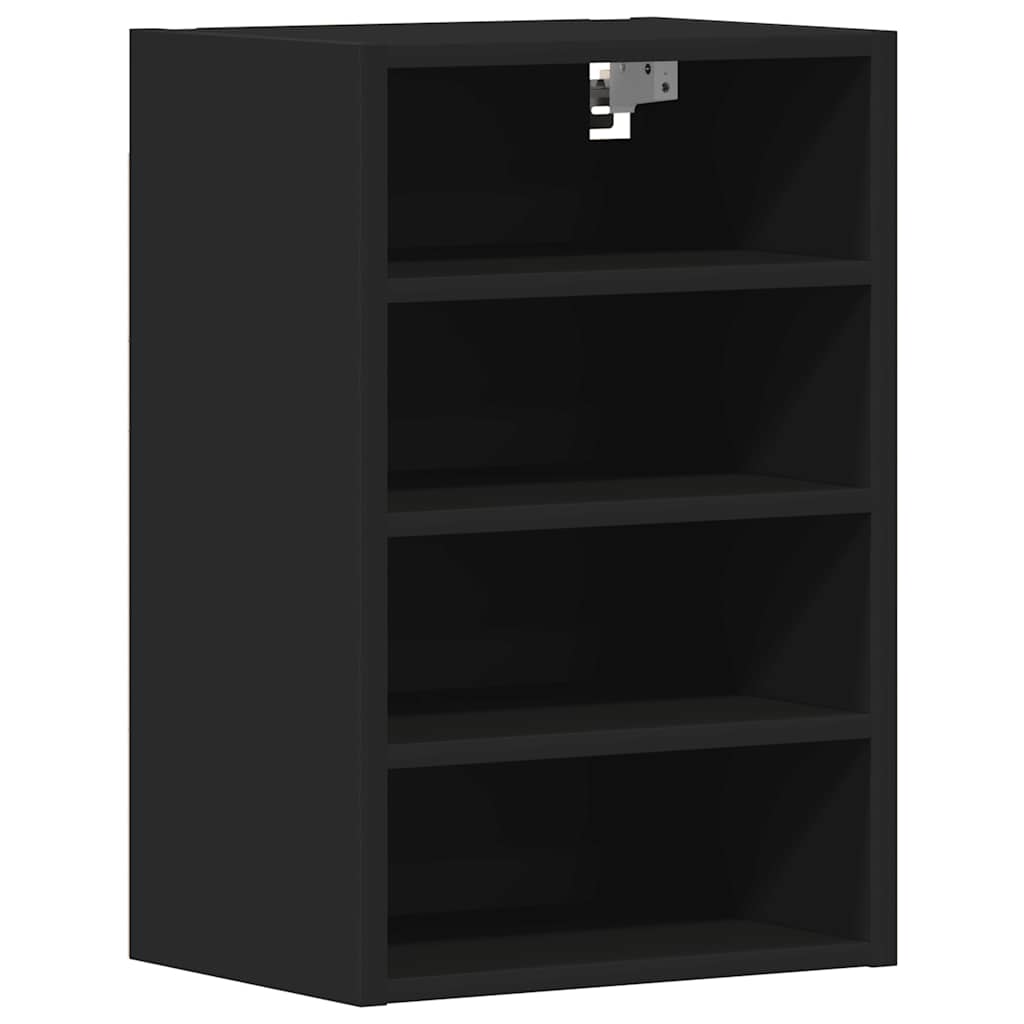 Bovenkast Riga 40x29,5x60 cm bewerkt hout zwart is nu te koop bij PeponiXL, paradijselijk wonen!