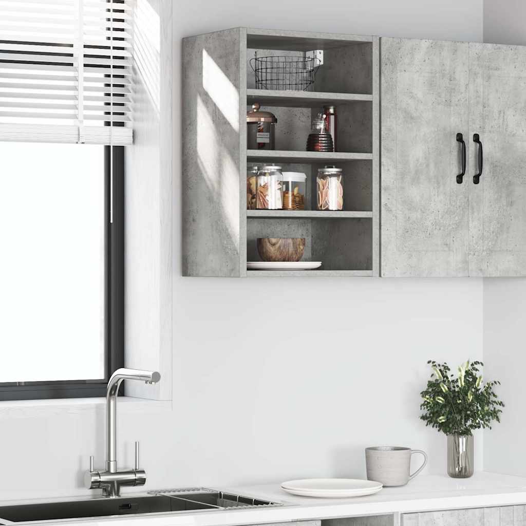 Bovenkast Riga 40x29,5x60 cm bewerkt hout betongrijs is nu te koop bij PeponiXL, paradijselijk wonen!