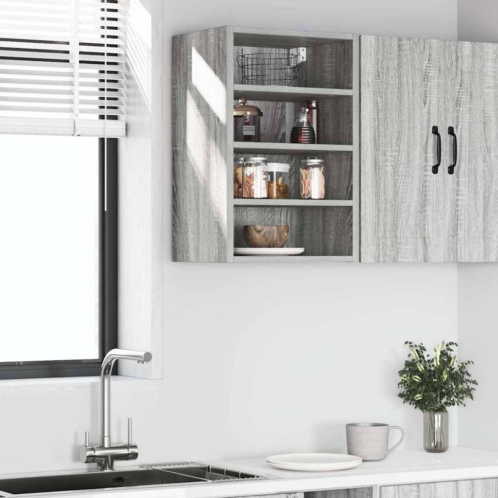 Bovenkast Riga 40x29,5x60 cm bewerkt hout grijs sonoma eikenkleurig is nu te koop bij PeponiXL, paradijselijk wonen!