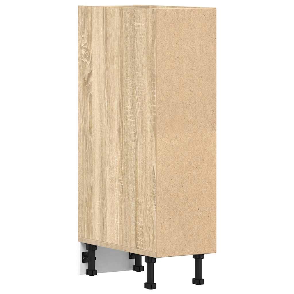 Onderkast 20x44,5x81,5 cm bewerkt hout sonoma eikenkleurig is nu te koop bij PeponiXL, paradijselijk wonen!