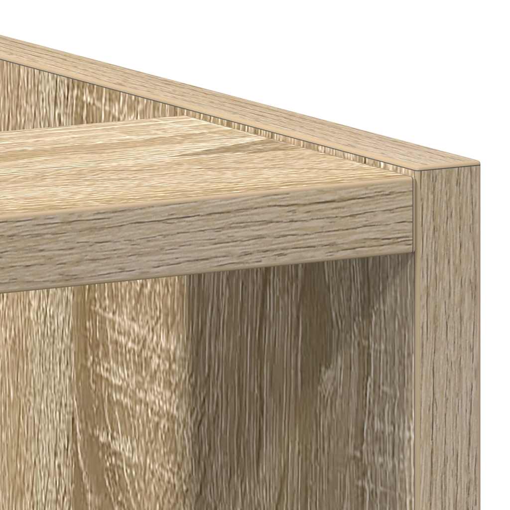 Onderkast 20x44,5x81,5 cm bewerkt hout sonoma eikenkleurig is nu te koop bij PeponiXL, paradijselijk wonen!
