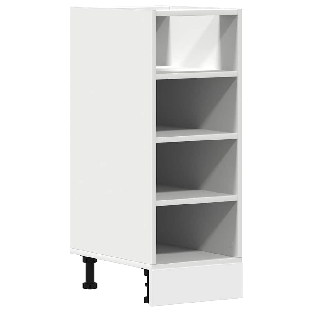 Onderkast Riga 30x44,5x81,5 cm bewerkt hout wit is nu te koop bij PeponiXL, paradijselijk wonen!