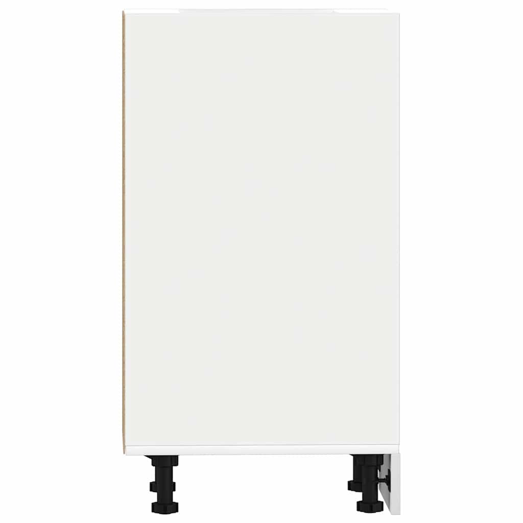 Onderkast Riga 30x44,5x81,5 cm bewerkt hout wit is nu te koop bij PeponiXL, paradijselijk wonen!