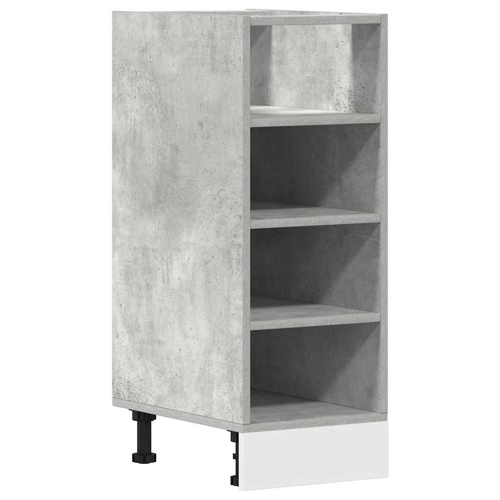 Onderkast Riga 30x44,5x81,5 cm bewerkt hout betongrijs is nu te koop bij PeponiXL, paradijselijk wonen!