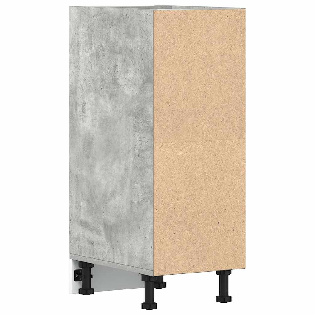 Onderkast Riga 30x44,5x81,5 cm bewerkt hout betongrijs is nu te koop bij PeponiXL, paradijselijk wonen!