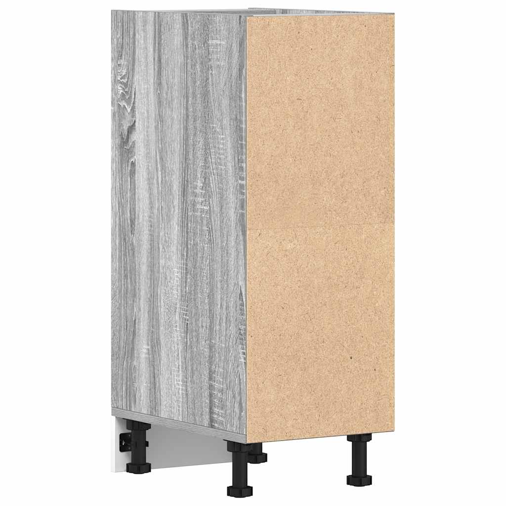 Onderkast Riga 30x44,5x81,5cm bewerkt hout grijs sonoma eikenkleurig is nu te koop bij PeponiXL, paradijselijk wonen!
