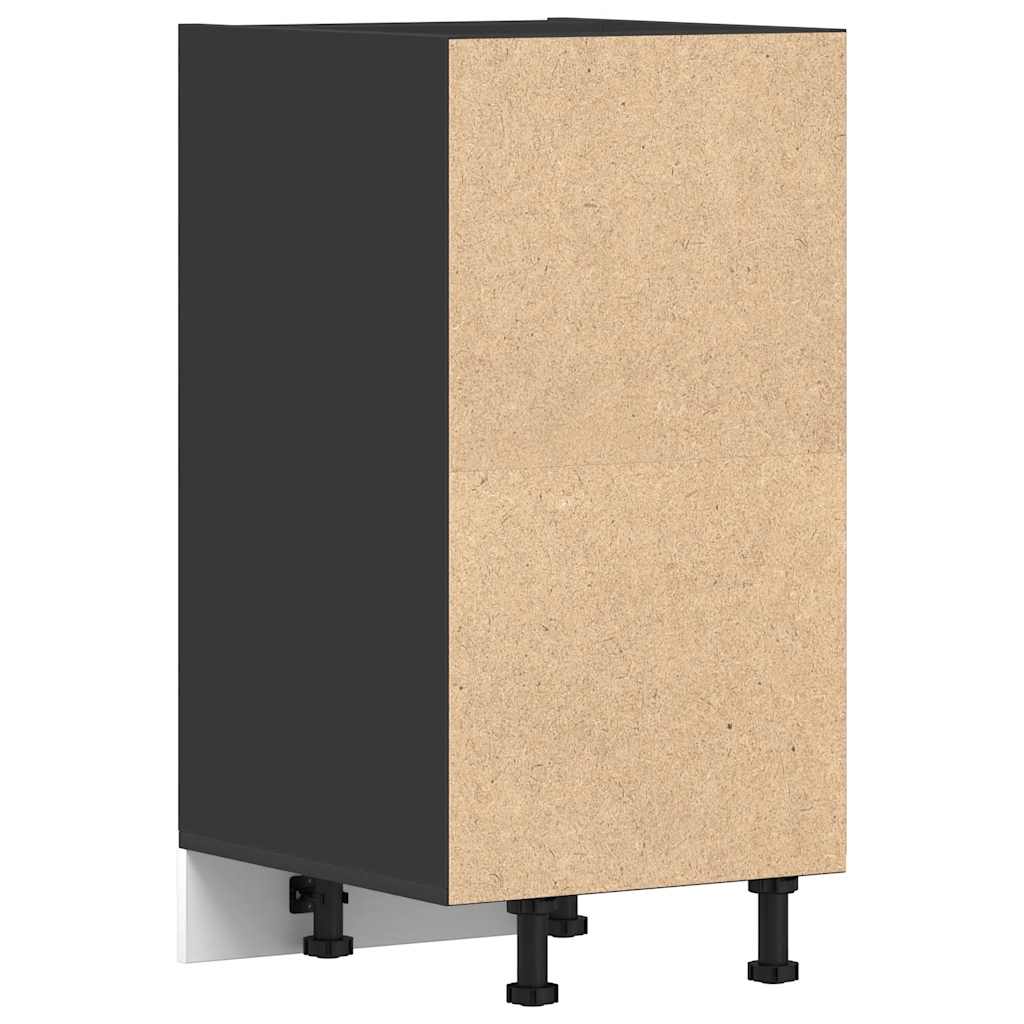 Onderkast Riga 40x44,5x81,5 cm bewerkt hout zwart is nu te koop bij PeponiXL, paradijselijk wonen!