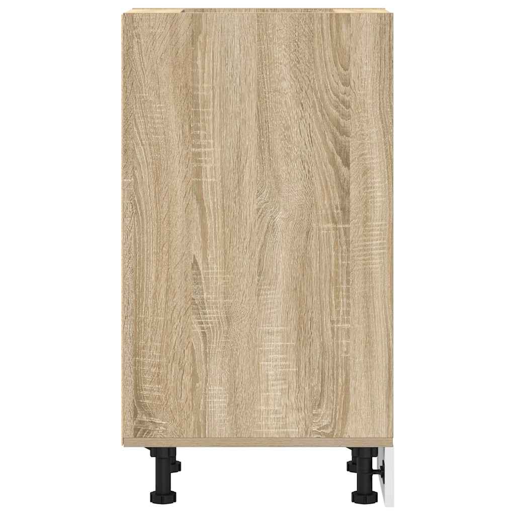 Onderkast Riga 40x44,5x81,5 cm bewerkt hout sonoma eikenkleurig is nu te koop bij PeponiXL, paradijselijk wonen!