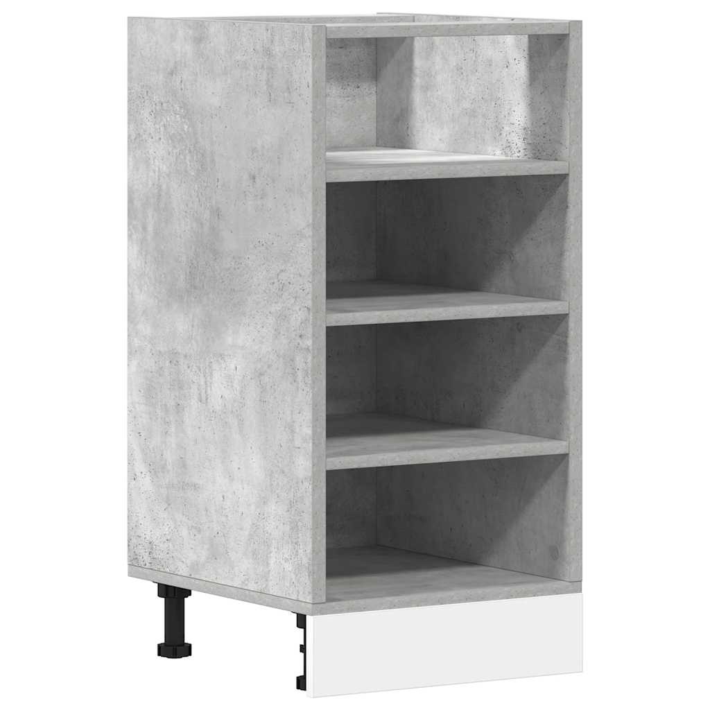 Onderkast Riga 40x44,5x81,5 cm bewerkt hout betongrijs is nu te koop bij PeponiXL, paradijselijk wonen!