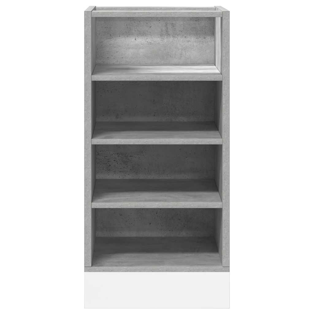 Onderkast Riga 40x44,5x81,5 cm bewerkt hout betongrijs is nu te koop bij PeponiXL, paradijselijk wonen!